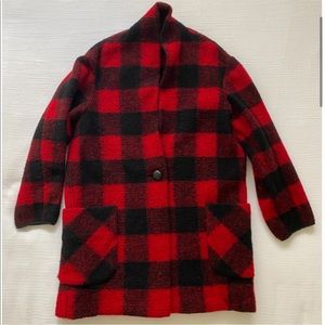 Isabel Marant Etoile Manteau Gabrie (black/red)